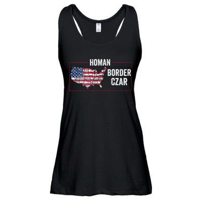 Border Czar Tom Homan Trump President Elect Maga Support Ladies Essential Flowy Tank