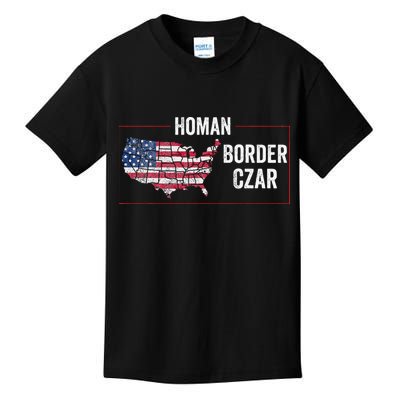Border Czar Tom Homan Trump President Elect Maga Support Kids T-Shirt
