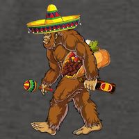 Bigfoot Carrying Taco El Squatcho Beer Pacho Sombrero Lover Vector Backpack