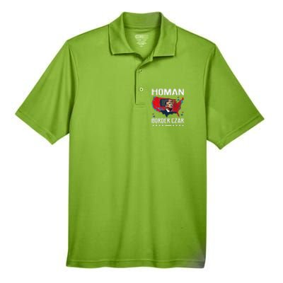 Border Czar Tom Homan Trump President Elect Maga Support Men's Origin Performance Pique Polo