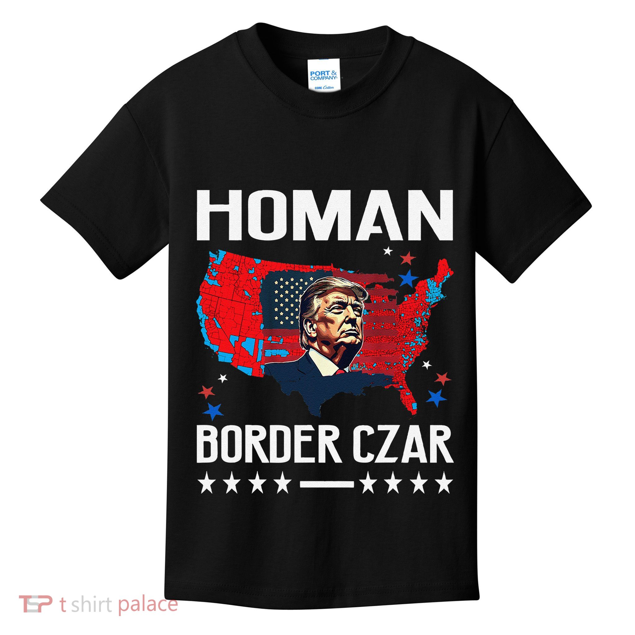 Border Czar Tom Homan Trump President Elect Maga Support Kids T-Shirt