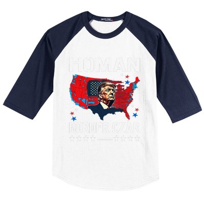 Border Czar Tom Homan Trump President Elect Maga Support Baseball Sleeve Shirt