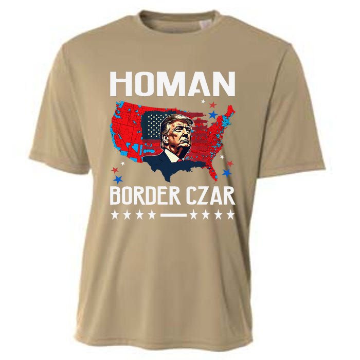 Border Czar Tom Homan Trump President Elect Maga Support Cooling Performance Crew T-Shirt