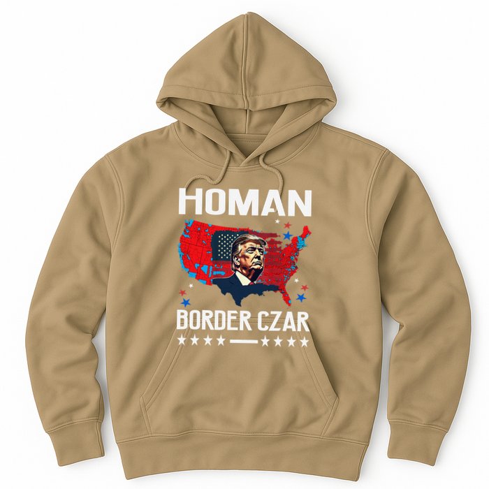 Border Czar Tom Homan Trump President Elect Maga Support Hoodie