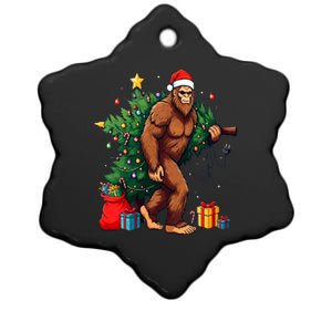 Bigfoot Christmas Tree Lights Xmas Ceramic Star Ornament