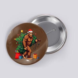 Bigfoot Christmas Tree Lights Xmas Button