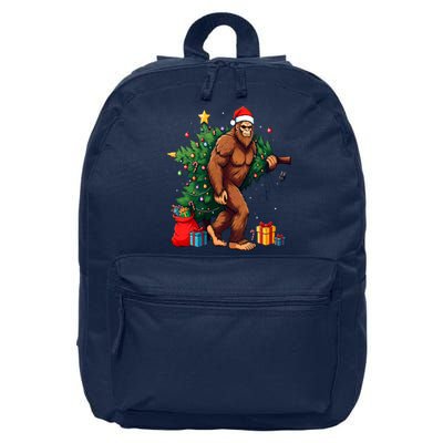 Bigfoot Christmas Tree Lights Xmas 16 in Basic Backpack