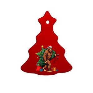 Bigfoot Christmas Tree Lights Xmas Ceramic Tree Ornament