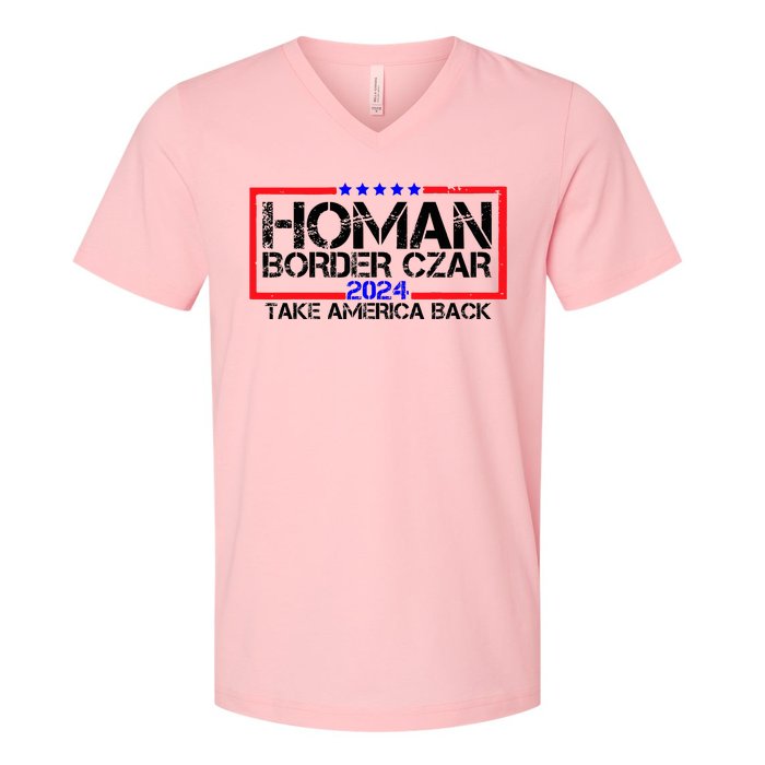 Border Czar Tom Homan Trump 47th President V-Neck T-Shirt