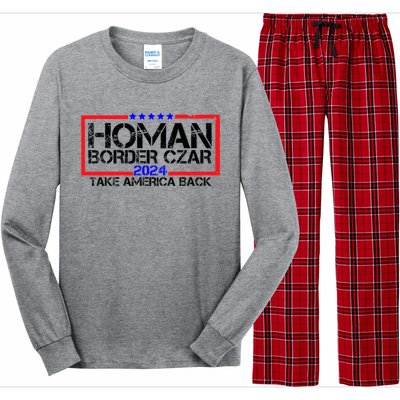 Border Czar Tom Homan Trump 47th President Long Sleeve Pajama Set