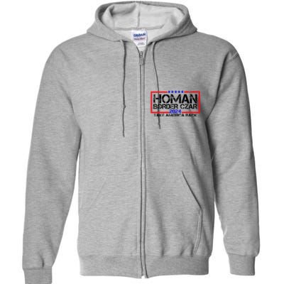 Border Czar Tom Homan Trump 47th President Full Zip Hoodie