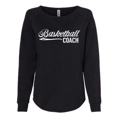 Basketball Coach Trainer Basketballer Coaching Great Gift Womens California Wash Sweatshirt