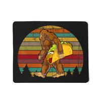 Bigfoot Carrying Taco Funny Cinco De Mayo Boy Men Sasquatch Mousepad