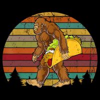 Bigfoot Carrying Taco Funny Cinco De Mayo Boy Men Sasquatch Youth Performance Sprint T-Shirt