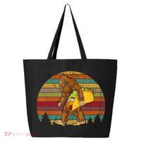 Bigfoot Carrying Taco Funny Cinco De Mayo Boy Men Sasquatch 25L Jumbo Tote