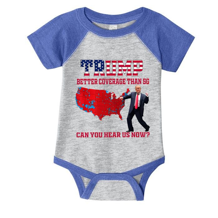 Better Coverage Than 5g Can You Hear Us Now Infant Baby Jersey Bodysuit