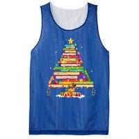 Books Christmas Tree Decor Xmas For Librarian Teacher Meaningful Gift Mesh Reversible Basketball Jersey Tank