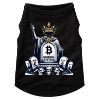 Bitcoin Crypto the new king Funny Vintage Banking System  Doggie Tank