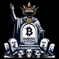 Bitcoin Crypto the new king Funny Vintage Banking System  Sweatshirt
