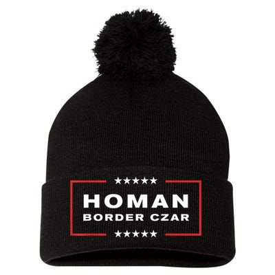 Border Czar Tom Homan Trump President Elect Maga Support Pom Pom 12in Knit Beanie