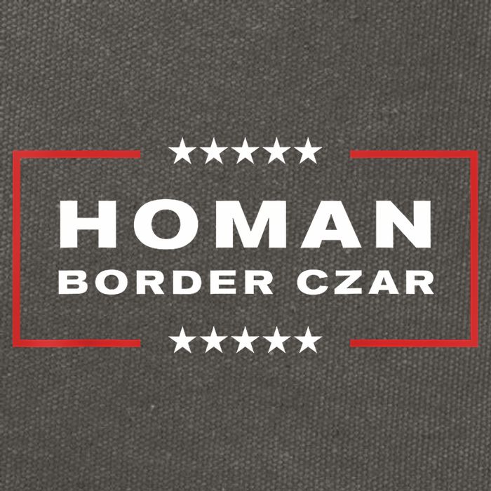 Border Czar Tom Homan Trump President Elect Maga Support Cotton Canvas Backpack