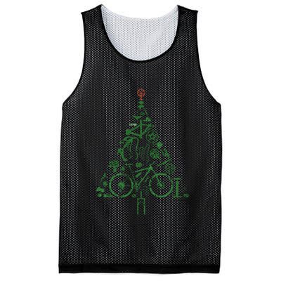 Bicycle Christmas Tree for Cyclists Road Bikes Triathlon Mesh Reversible Basketball Jersey Tank