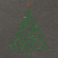 Bicycle Christmas Tree for Cyclists Road Bikes Triathlon Cotton Canvas Backpack
