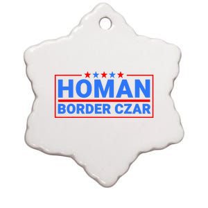 Border Czar Tom Homan Maga Support Ceramic Star Ornament