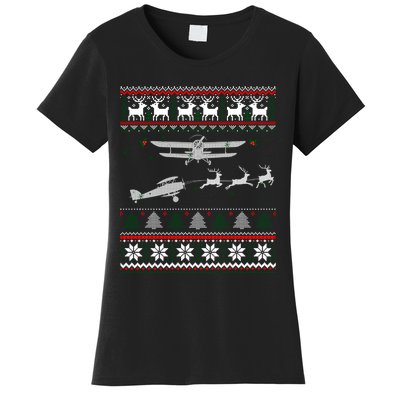 Best Christmas Thanksgiving Gift Pilots Aviation Ugly Women's T-Shirt