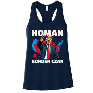 Border Czar Tom Homan Trump President Elect Maga Support Women's Racerback Tank