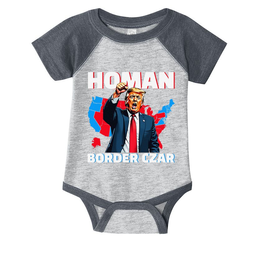 Border Czar Tom Homan Trump President Elect Maga Support Infant Baby Jersey Bodysuit