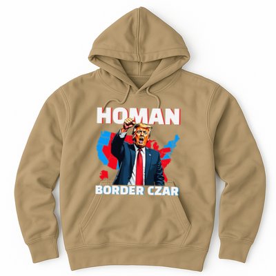 Border Czar Tom Homan Trump President Elect Maga Support Hoodie