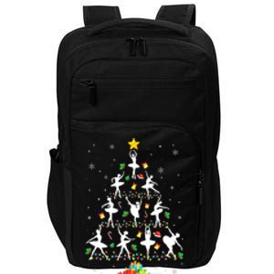 Ballet Christmas Tree Ballet Dancer Christmas Ballet Teacher Impact Tech Backpack