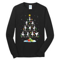 Ballet Christmas Tree Ballet Dancer Christmas Ballet Teacher Tall Long Sleeve T-Shirt