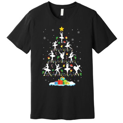 Ballet Christmas Tree Ballet Dancer Christmas Ballet Teacher Premium T-Shirt