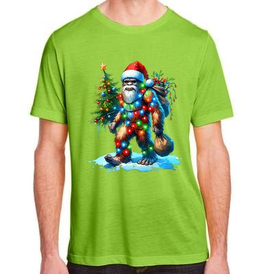 Bigfoot Christmas Tree Xmas Adult ChromaSoft Performance T-Shirt