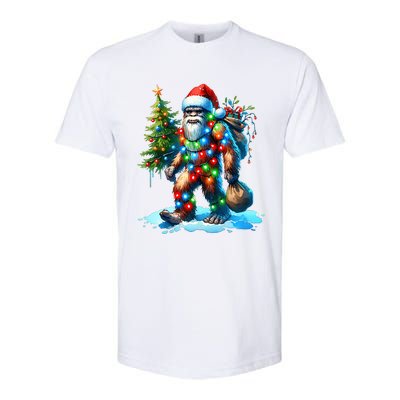 Bigfoot Christmas Tree Xmas Softstyle CVC T-Shirt