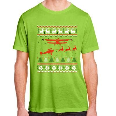 Best Christmas Thanksgiving Gift Pilots Aviation Ugly Gift Adult ChromaSoft Performance T-Shirt