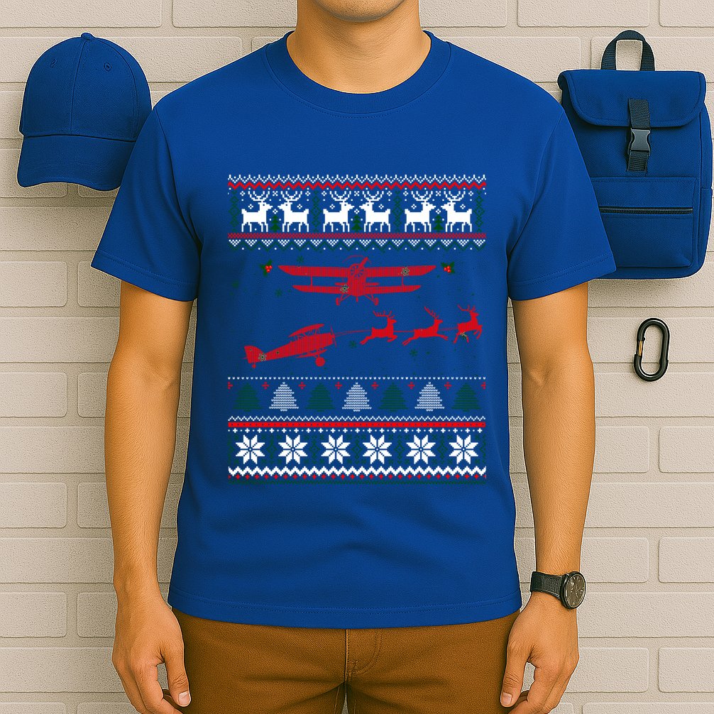 Best Christmas Thanksgiving Gift Pilots Aviation Ugly Gift T-Shirt