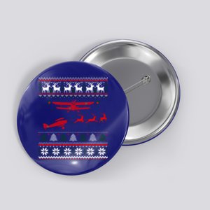 Best Christmas Thanksgiving Gift Pilots Aviation Ugly Gift Button