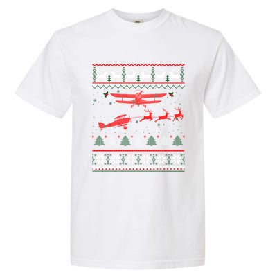 Best Christmas Thanksgiving Gift Pilots Aviation Ugly Gift Garment-Dyed Heavyweight T-Shirt