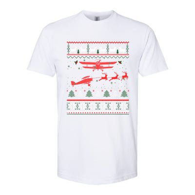 Best Christmas Thanksgiving Gift Pilots Aviation Ugly Gift Softstyle CVC T-Shirt