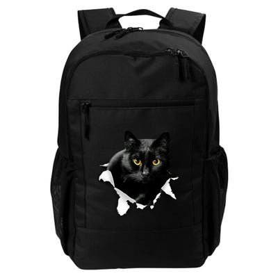 Black Cat Torn Cloth Gifts For Cat Lover Cat Dad Cat Mom Backpack