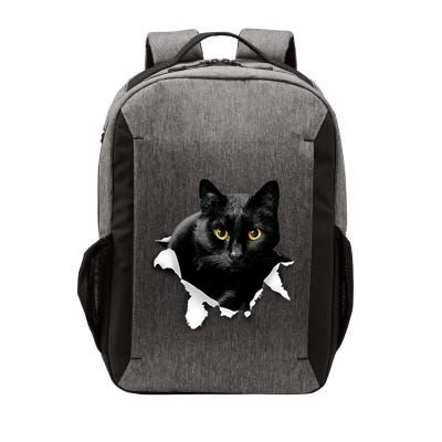 Black Cat Torn Cloth Gifts For Cat Lover Cat Dad Cat Mom Vector Backpack