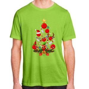 Bowling Christmas Tree Lights Funny Xmas Gifts For Funny Funny Adult ChromaSoft Performance T-Shirt