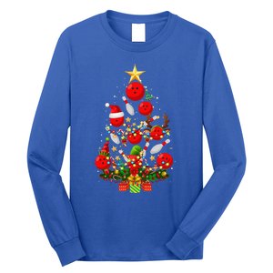 Bowling Christmas Tree Lights Funny Xmas Gifts For Funny Funny Long Sleeve Shirt