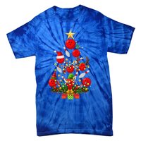 Bowling Christmas Tree Lights Funny Xmas Gifts For Funny Funny Tie-Dye T-Shirt