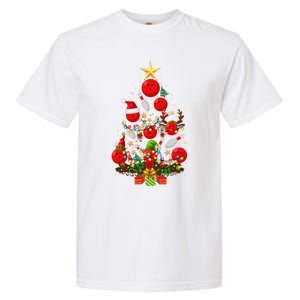 Bowling Christmas Tree Lights Funny Xmas Gifts For Funny Funny Garment-Dyed Heavyweight T-Shirt