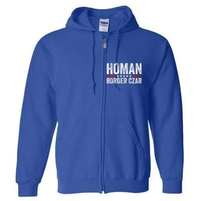 Border Czar Tom Homan Trump President Election Maga Full Zip Hoodie