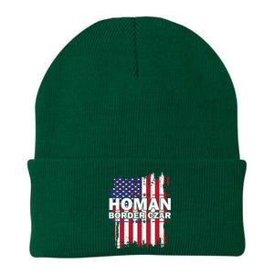 Border Czar Tom Homan Trump President Elect Maga Support Knit Cap Winter Beanie